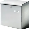 Outlet Postlåda Burg Wächter COMFORT 3913 NI Rostfritt stål Silver Nyckellås Postlådor & Brevlådor