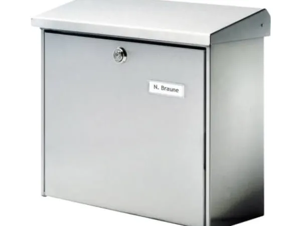 Outlet Postlåda Burg Wächter COMFORT 3913 NI Rostfritt stål Silver Nyckellås Postlådor & Brevlådor