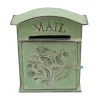 Online Postlåda, Design med Fjärilsblomma, Lätt att Installera,grön Postlådor & Brevlådor
