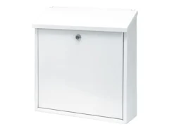 New Postlåda, Malagan, 11,5x37x37cm, vit Postlådor & Brevlådor