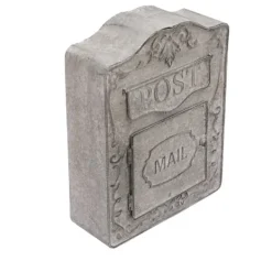 Postlåda, Rustik Design, Väggmonterad,GRÅ