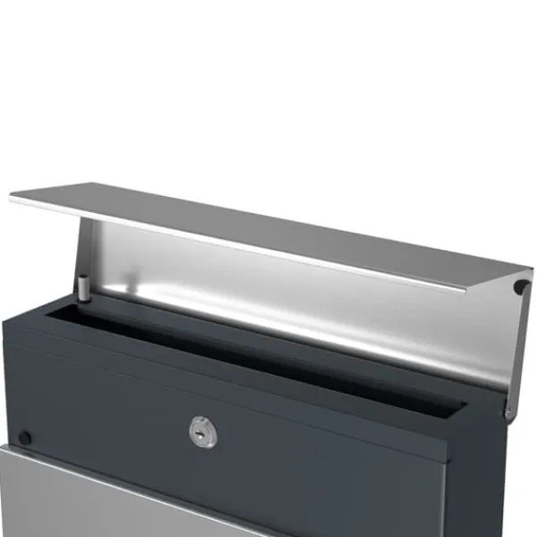Sale Postlåda, 37x10,5x36 cm, Silver Postlådor & Brevlådor