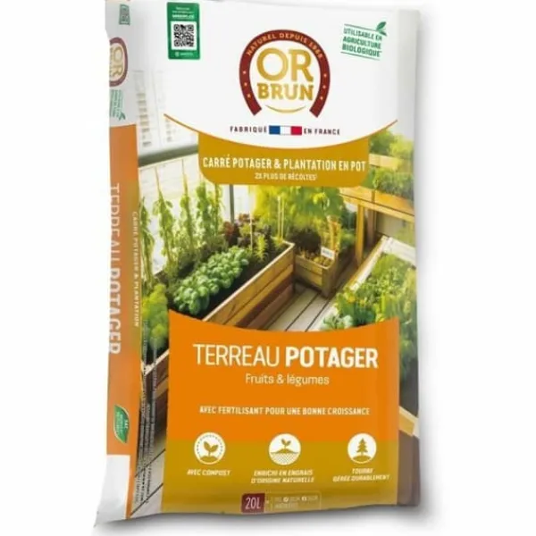 Potting compost OR BRUN OBRTCAPOT20N 20 L