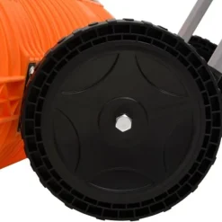 Outlet Praktisk snöskyffel med utdragbart handtag och vändbart blad | Färg: Orange | Storlek: 96 cm stålblad Snöborttagning