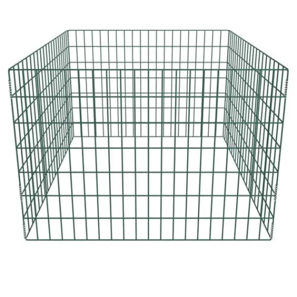 Praktiskt pulverlackerat kompostgaller - Samla organiskt avfall | Storlek: 100x100x70 cm