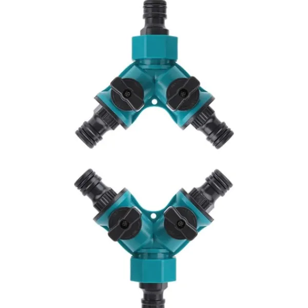 Outlet Premium Slang Y-koppling - 2-vägs Kranadapter Ventilanslutning Bevattning
