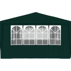 Outlet Professionellt partytält med väggar 4x6 m grön 90 g/m² Tält & Lusthus