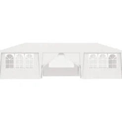 Professionellt partytält med väggar 4x9 m vit 90 g/m² - Partytält - Festtält - Home & Living Tält & Lusthus