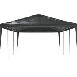 New Professionellt partytält 4x9 m - UV- och vattentåligt | Färg: Antracit | Material: 90 g/m² Tält & Lusthus