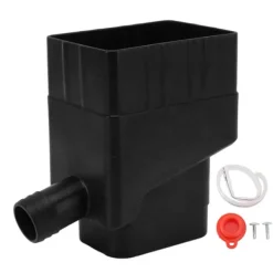 Professionellt UV-beständigt regnvattenuppsamlingssystem Stopprörsavledningssats för utomhusträdgårdsgräsmatta