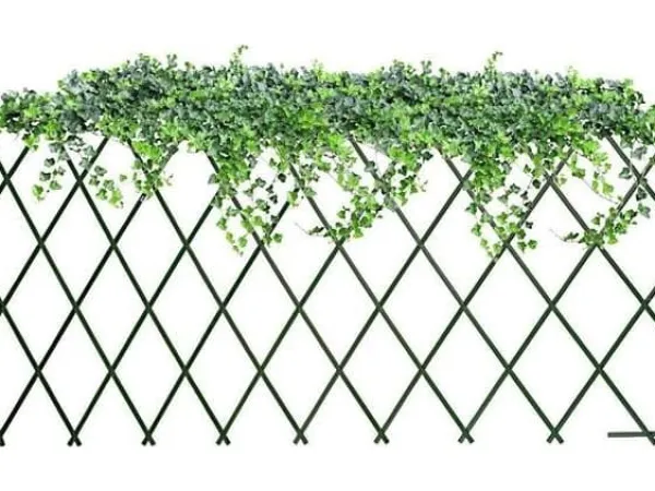 ProGarden trädgårdsspaljé för klätterväxter grön hopfällbar 180x90 cm