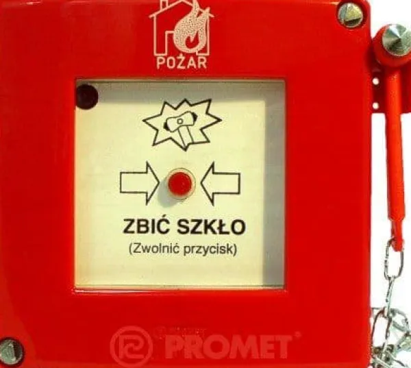 Promet ROP-A with a hammer without signaling, XY contacts, W0-ROP-A M0K XY Brandlarm