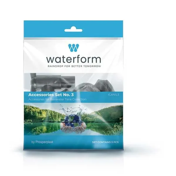 New Prosperplast ICANS5 anslutningssats för regnvattentank Regntunnor