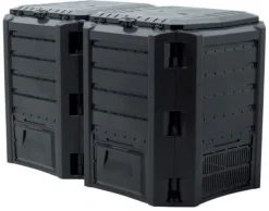 Prosperplast Module Compogreen, 800 l, Svart, Polypropylen (PP), Polen, 1350 mm, 719 mm
