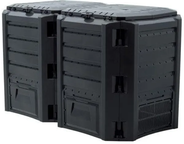 Prosperplast Module Compogreen, 800 l, Svart, Polypropylen (PP), Polen, 1350 mm, 719 mm