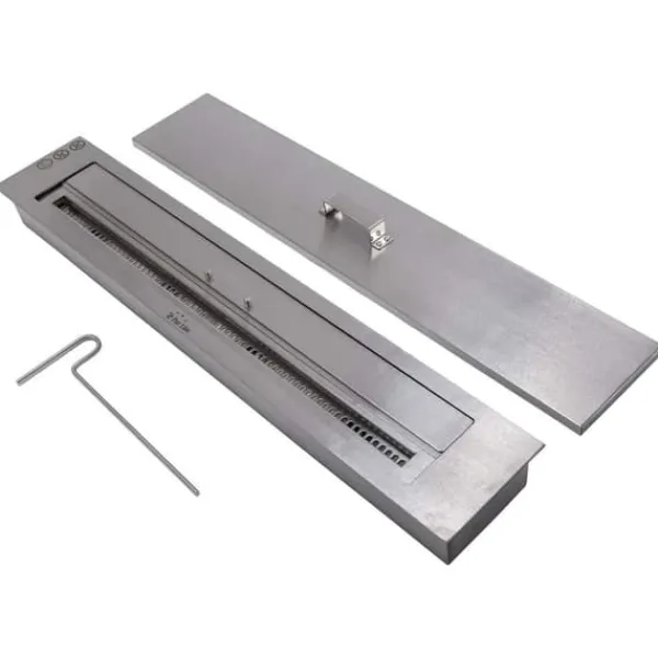 Purline Förbränningsblock F9690 90 Cm Silver