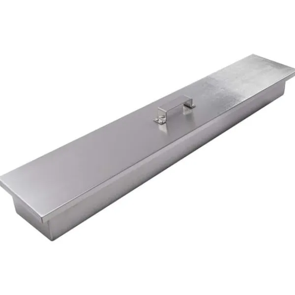 Purline Förbränningsblock F9690 90 Cm Silver