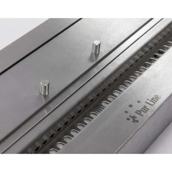 Purline Förbränningsblock F9690 90 Cm Silver