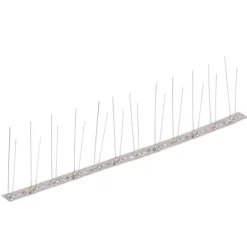 Clearance 2-raders Fågelpiggar i rostfritt stål 20 st 10 m Insektsmedel & Djuravvisande Medel