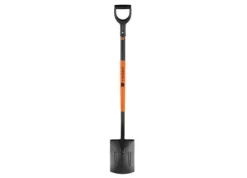 Clearance Rak spade på metallhandtag, (längd 1250 mm), Teger Trädgårdsverktyg
