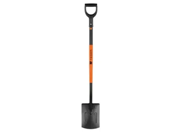 Clearance Rak spade på metallhandtag, (längd 1250 mm), Teger Trädgårdsverktyg