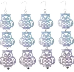 Outlet Reflekterande fågelskrämma i form av ugglor 4 Pack För Fåglar & Småvilt