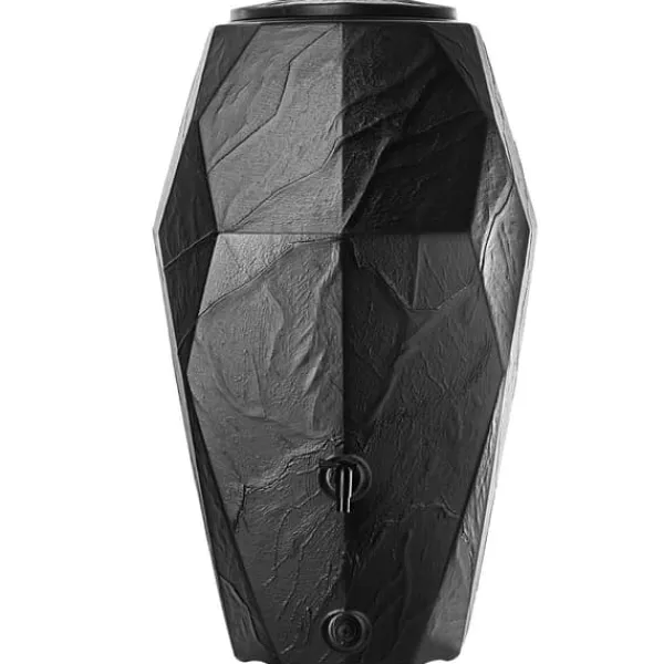 New Regnvattenbehållare, 310 liter kapacitet, frostbeständig plast, 100 cm höjd, 60 cm diameter, effektiv insamling av regnvatten Regntunnor