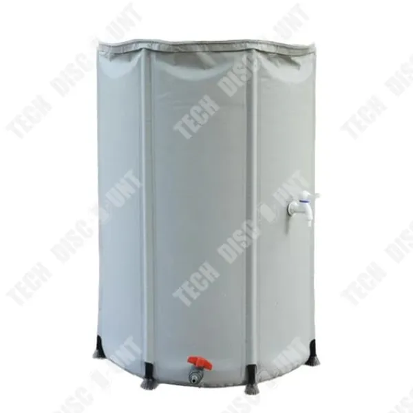 Regnvattenuppsamlare - TD - 750L - Fällbar - Slitstark - 100x98cm