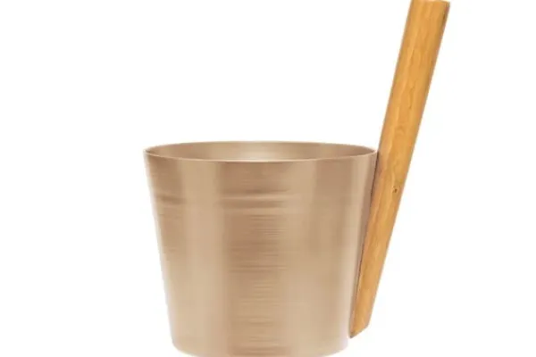 New Relax Saunakiulu, 5l, aluminium, champagne Bastu