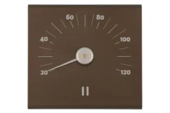 Hot Relaxed bastu-termometer, aluminium, tjära Bastu