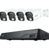 Discount Reolink NVS8-8MB4 4K UltraHD PoE övervakningssystem Säkerhetsmonitorer & Videokameror