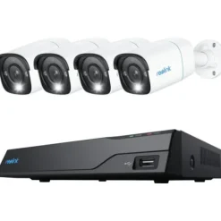 Discount Reolink NVS8-8MB4 4K UltraHD PoE övervakningssystem Säkerhetsmonitorer & Videokameror