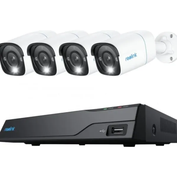 Discount Reolink NVS8-8MB4 4K UltraHD PoE övervakningssystem Säkerhetsmonitorer & Videokameror
