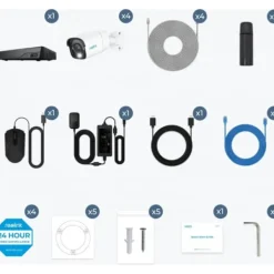 Discount Reolink NVS8-8MB4 4K UltraHD PoE övervakningssystem Säkerhetsmonitorer & Videokameror
