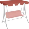 Discount Reservtak för hammock med vattentät PVC-beläggning | Storlek: 188/168x145/110 cm | Färg: Terrakotta Tält & Lusthus