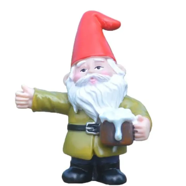 Resin Öl Dvärg Skulptur Trädgårdsdekoration Trädgårdsgnome Staty Dekor för Trädgård Skrivbordsväxt