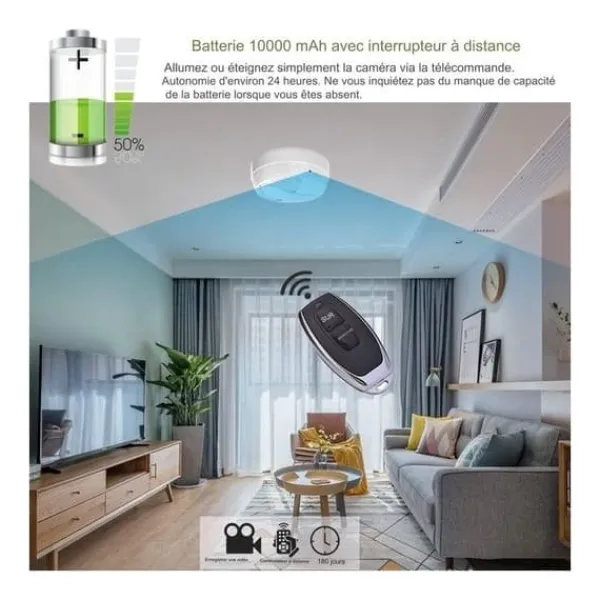 Best Rökdetektor Falsk Kamera Spion Wi-Fi Nattvision Falska Övervakningskameror