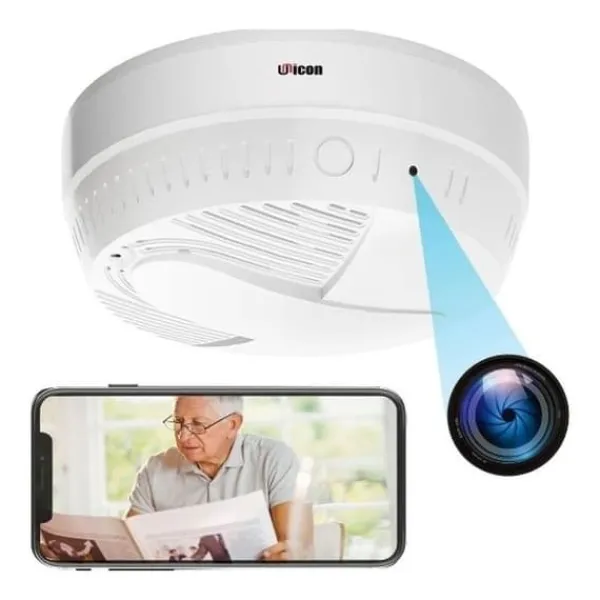 Best Rökdetektor Falsk Kamera Spion Wi-Fi Nattvision Falska Övervakningskameror
