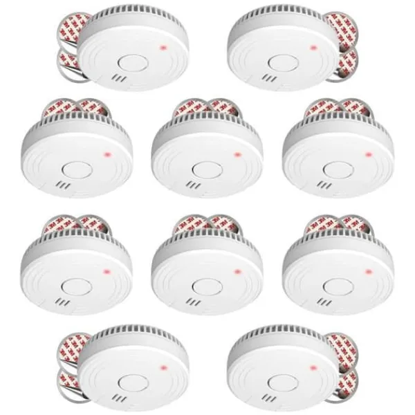 Röklarm - ELRO - FS1805 - 10-pack - Batteritid 5 år - Magnetisk fäste