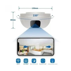 Clearance Röksensor falsk övervakningskamera WiFi HD ljud i båda riktningar Falska Övervakningskameror