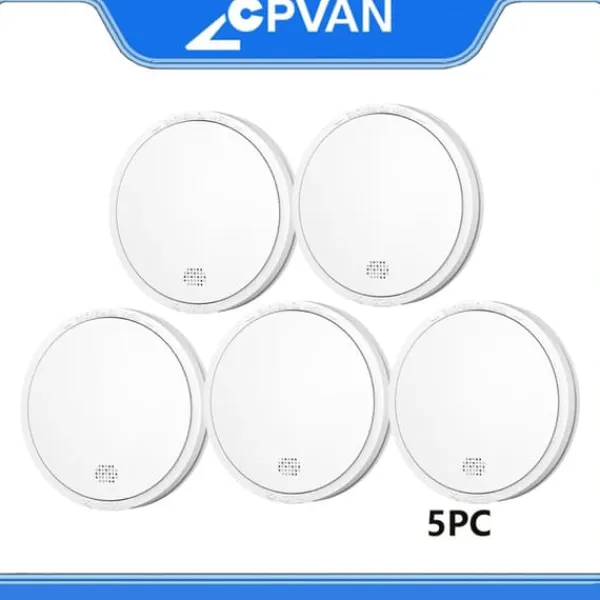 Röksensor, 10-årigt batteri, 85 dB larm,5PC