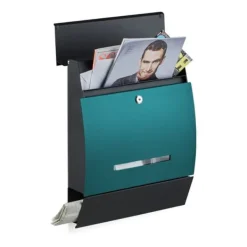 Robust designbrevlåda med tidningsfack