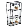 Robust växthus för balkong med 3 nivåer