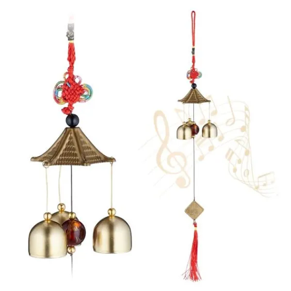 Clearance Robusta Feng Shui vindspel set om 2 Vinddekoration