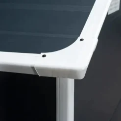Rootz Verktygsbod - Trädgårdsskjul - Verktygsskjul - Ventilationsfönster - Penttak - Metall - Grå - 134 x 104 x 204 cm