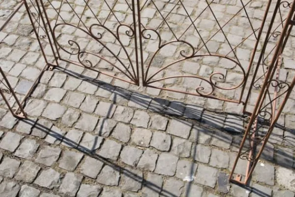 Discount Rose Arch with Fence - Climbing Plant Support - järnhållbarhet, trädgårdsdekorationsport Valvbågar, Spaljéer, Bersåer & Pergolor