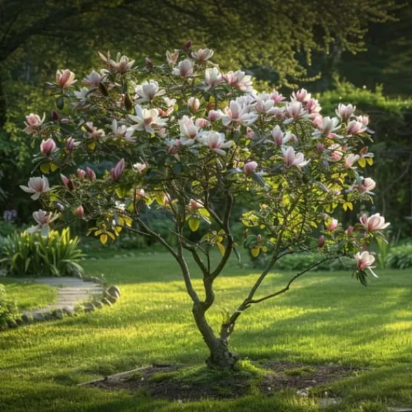 Rosenmagnolia - Set om 3 - Magnolia - Höjd 25-40cm - ⌀9cm