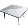New Rostfritt stålkuvert skorstenslock 40 x 110 cm skorstenslock Tillbehör Till Vedeldade Kaminer & Öppna Spisar