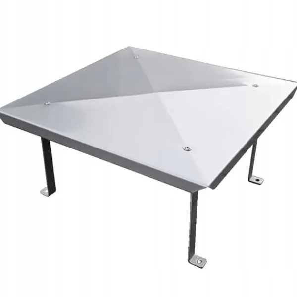 New Rostfritt stålkuvert skorstenslock 40 x 110 cm skorstenslock Tillbehör Till Vedeldade Kaminer & Öppna Spisar
