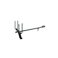 Rotationsbrödrost - EL ZORRO - 16x36mm - Svart stål - Idealisk för spisar